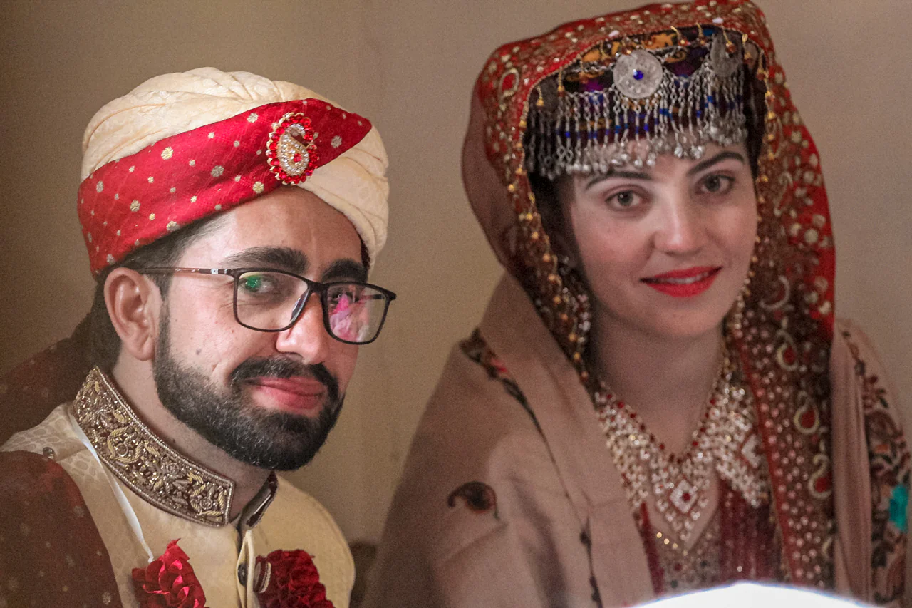 Cô dâu và chú rễ Pakistan