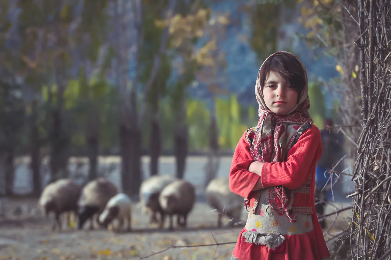 Em bé người Pakistan