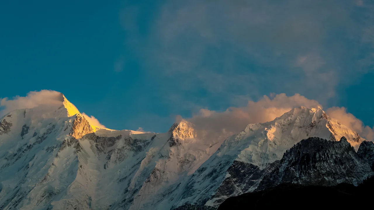 Ngọn núi tuyết ở Pakistan