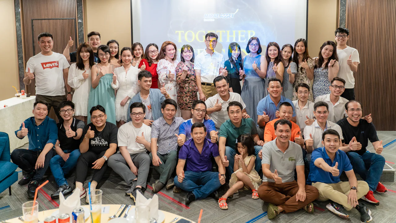 Buổi gala dinner công ty chứng khoáng Mirae Asset