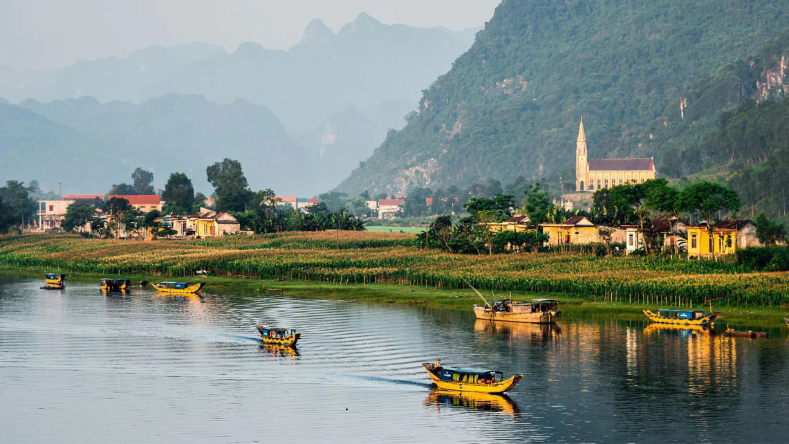 Cảnh quan sông Son xinh đẹp