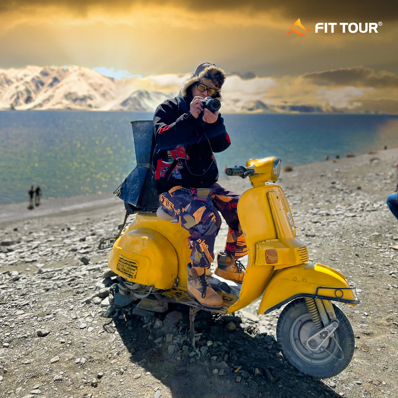 Du khách Việt check in ở hồ Thiêng Ladakh