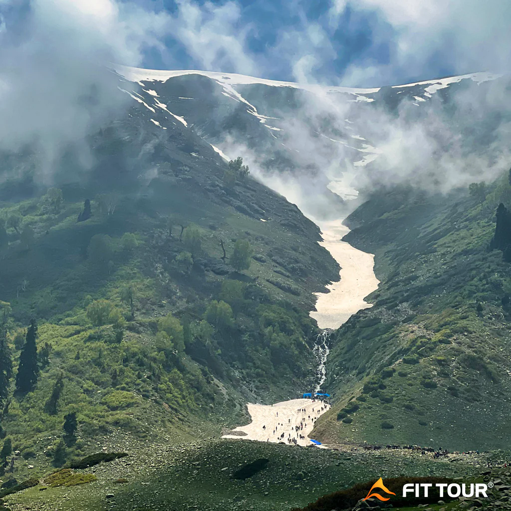 Khu vực xinh đẹp của ngọn đồi ở Gulmarg
