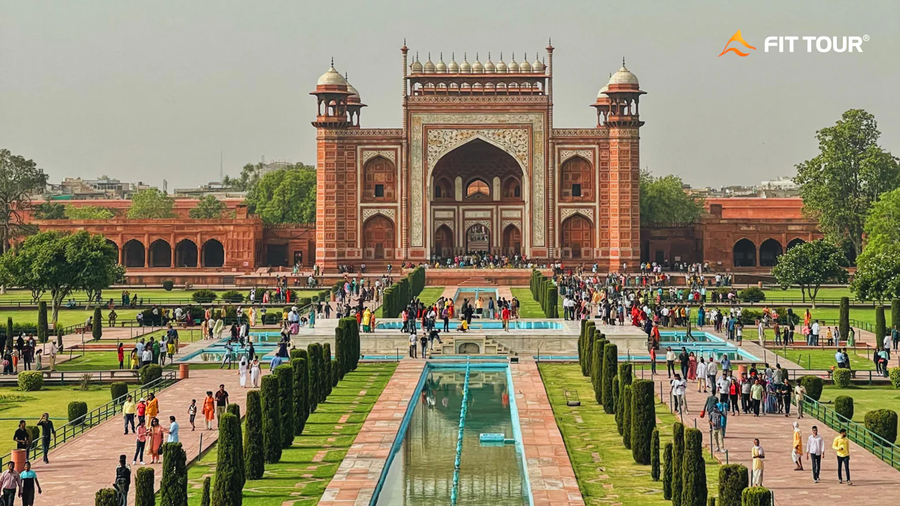 Lăng mộ Taj Mahal ở Ấn Độ