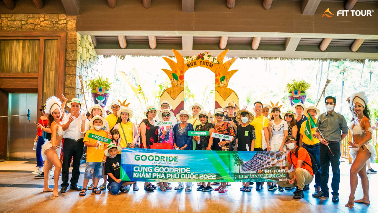 Đoàn khách Goodride khám phá Hòn Thơm ở Phú Quốc