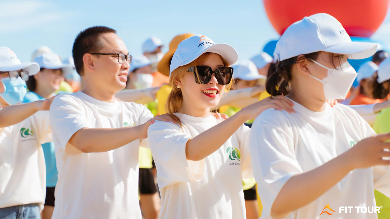 Nhân viên Relia hào hứng với trò chơi Team Building
