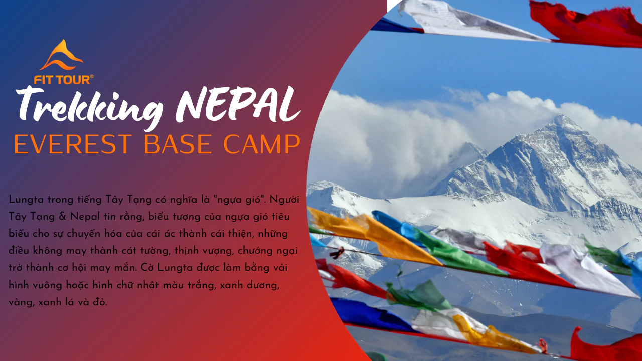 Cờ Lungta ở Nepal