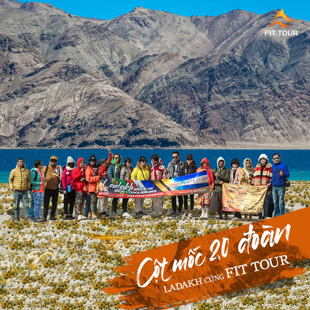 Cột mốc đón 20 đoàn khách đến Ladakh