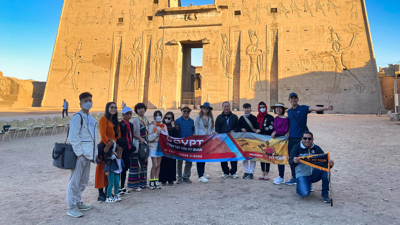Hình ảnh khách hàng FIT TOUR tại Ai Cập