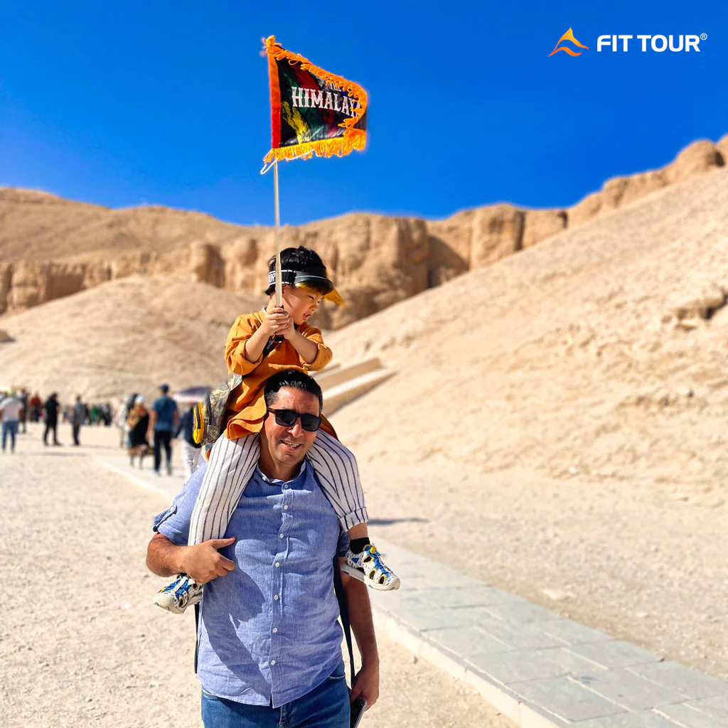 Khách hàng nhí của Fit Tour tại Ai Cập