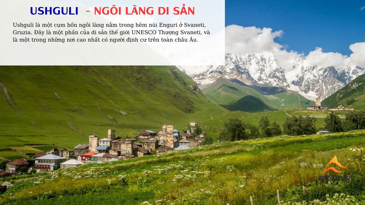 Ngôi làng di sản Ushguli