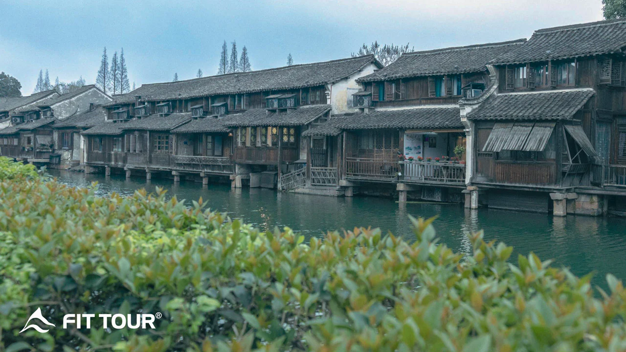 Buổi sáng tại Ô Trấn, Chiết Giang, Trung Quốc