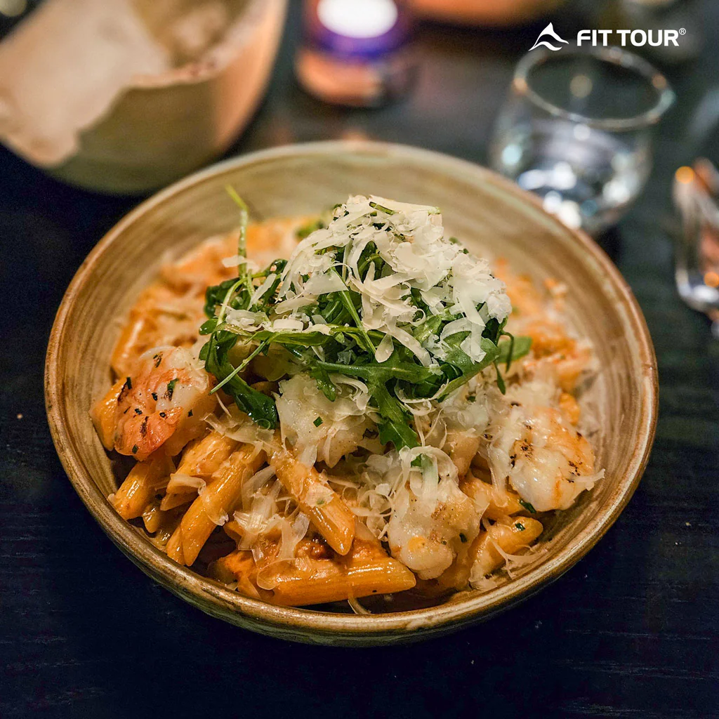 Món Pasta tuyệt vời tại nhà hàng ở Iceland