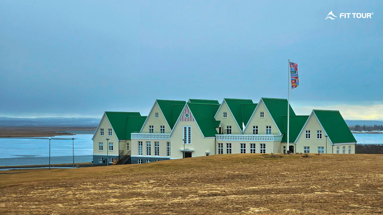 Nhà khách lịch sử Heradsskolinn ở Iceland