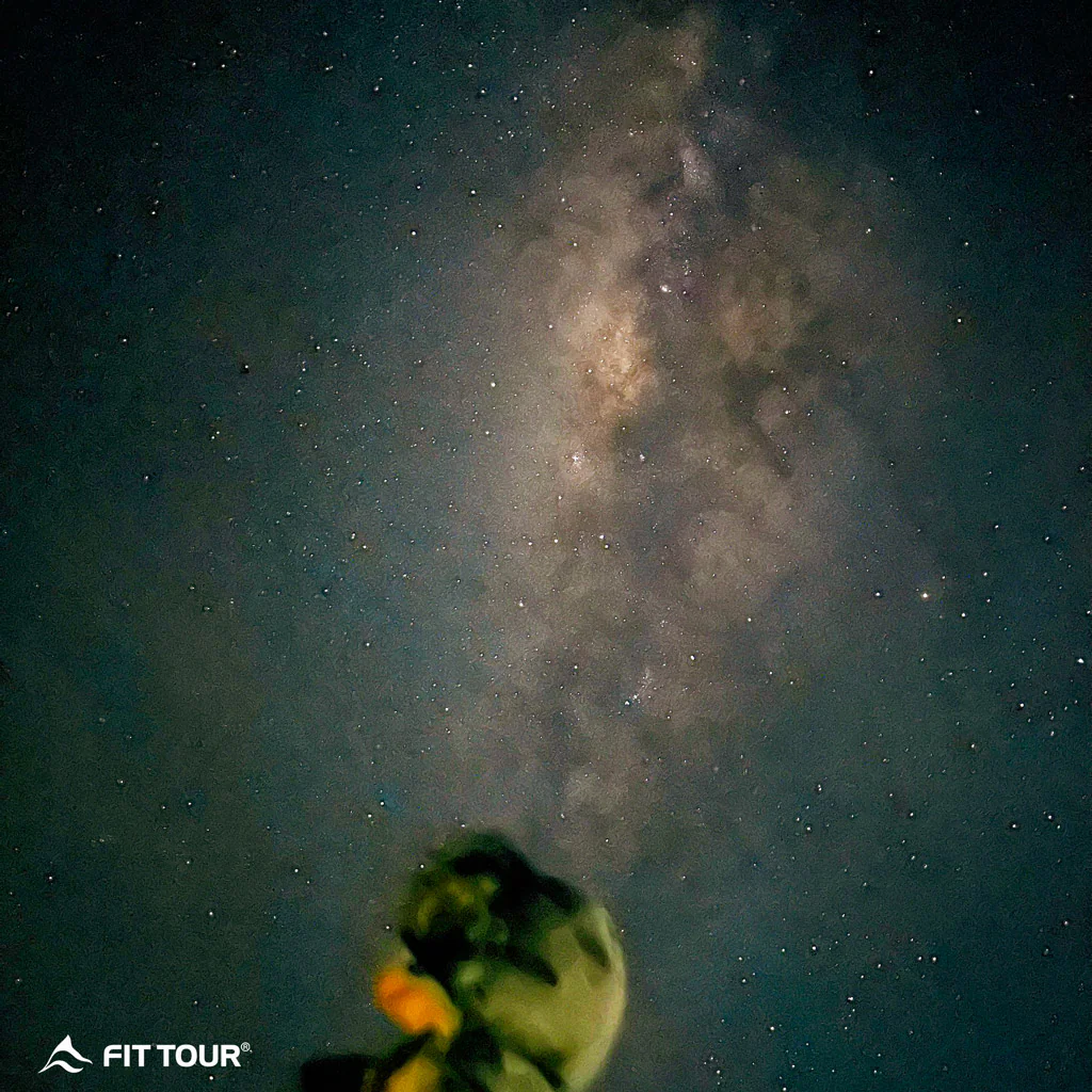 Dải ngân hà Milky Way ở núi lửa Bromo tại Indonesia