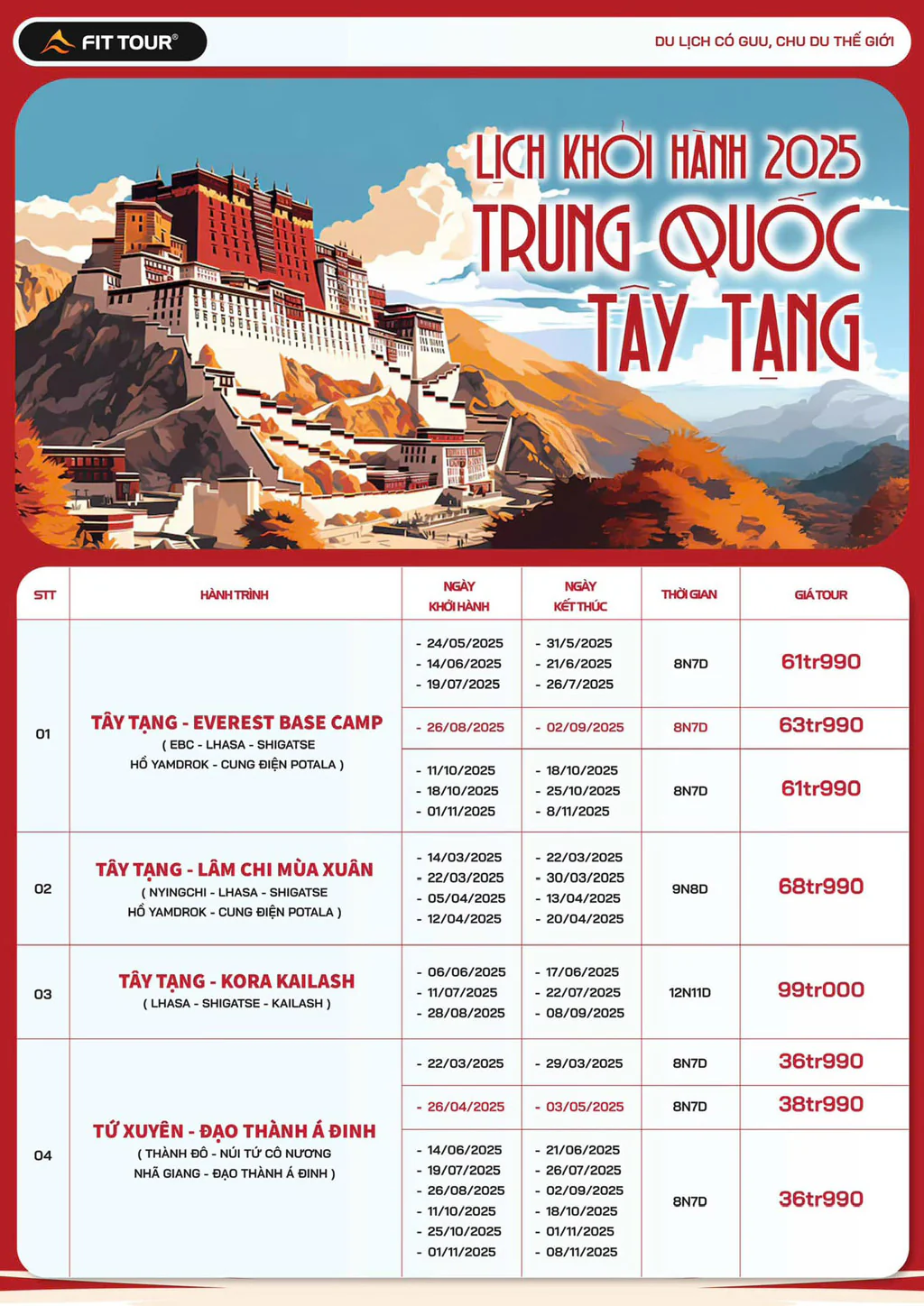 Phong cảnh đồi núi ở Tây Tạng