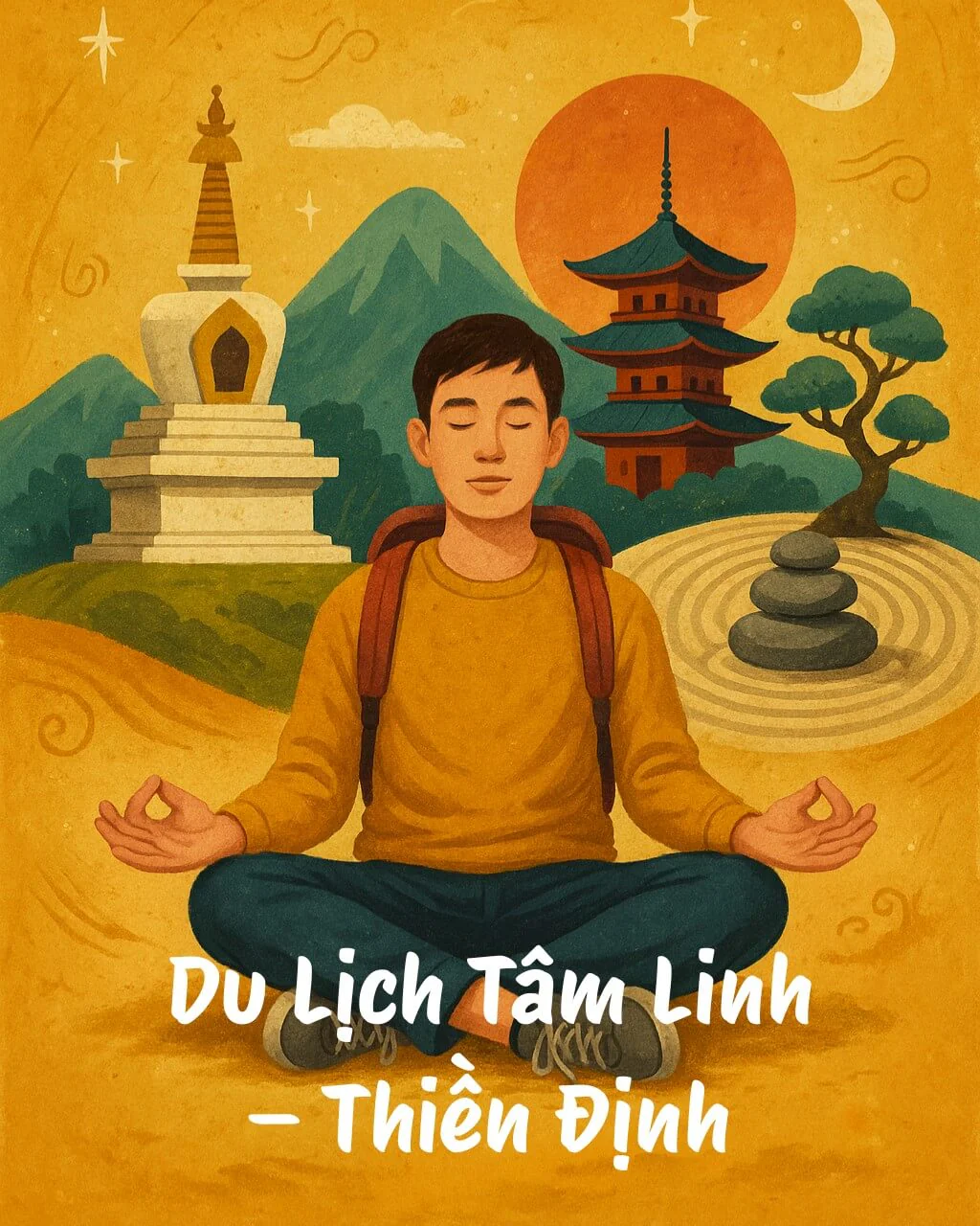 Phong cách du lịch tâm linh thiền định