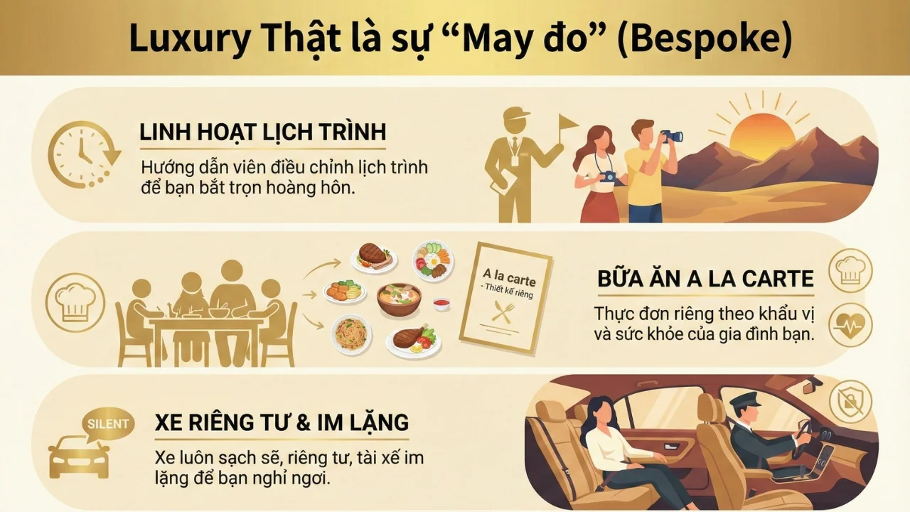 Luxury du lịch là gì Infographic
