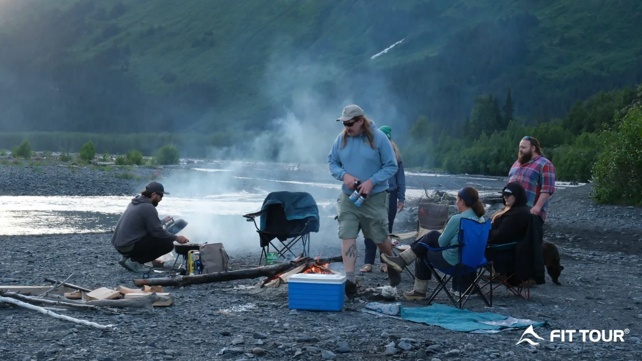 Hình ảnh khách hàng FIT TOUR khám phá vùng đất hoang dã Alaska