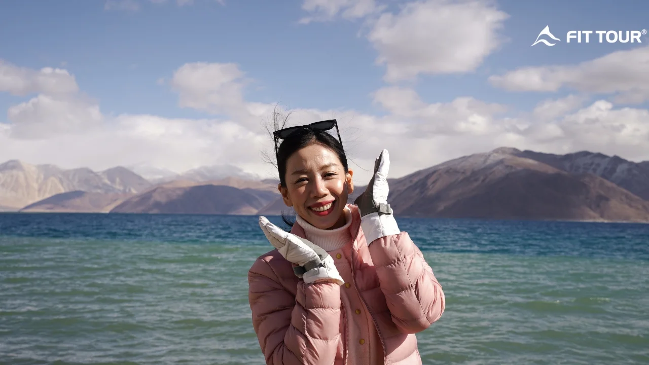 Check-in hồ Pangong