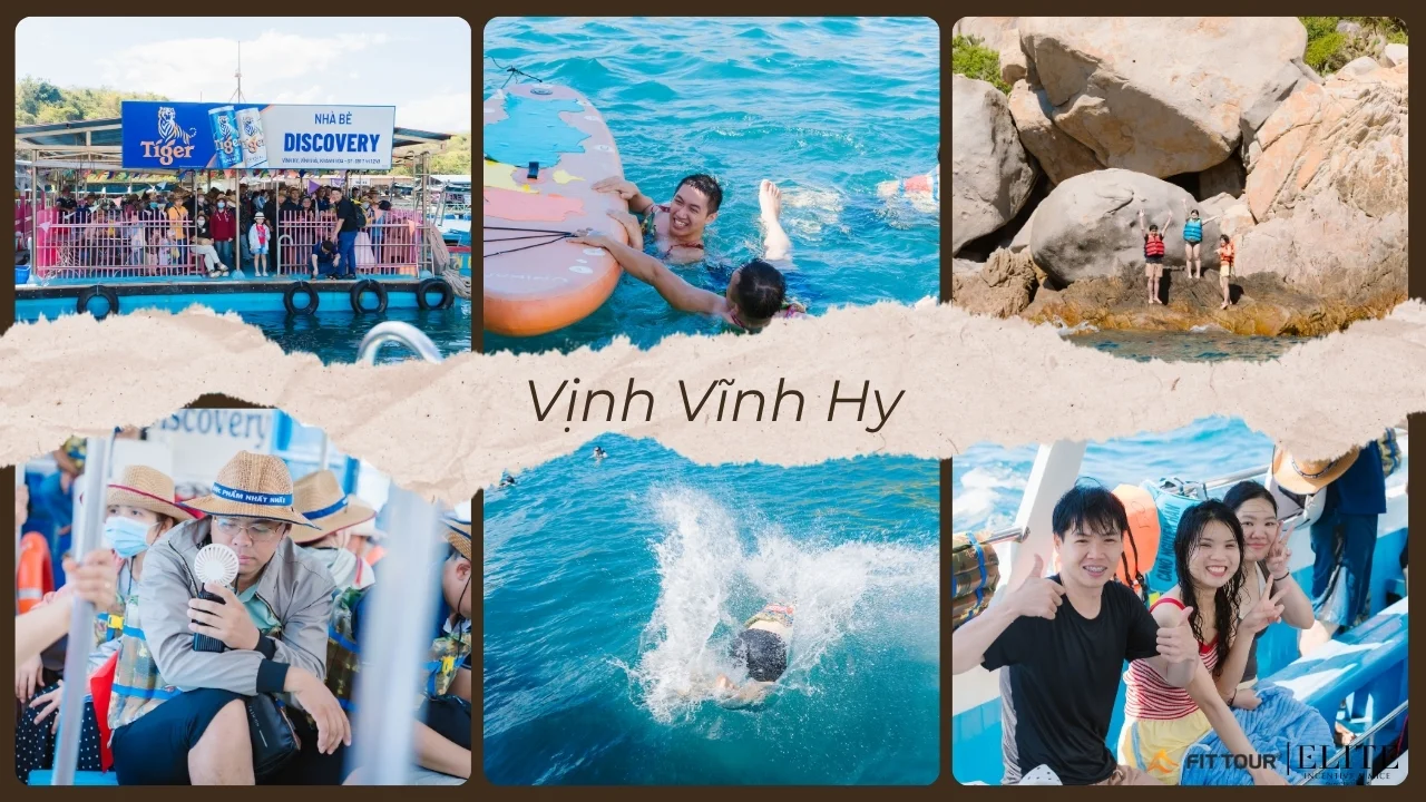Đoàn Dược Phẩm Nhất Nhất tắm biển Vịnh Vĩnh Hy