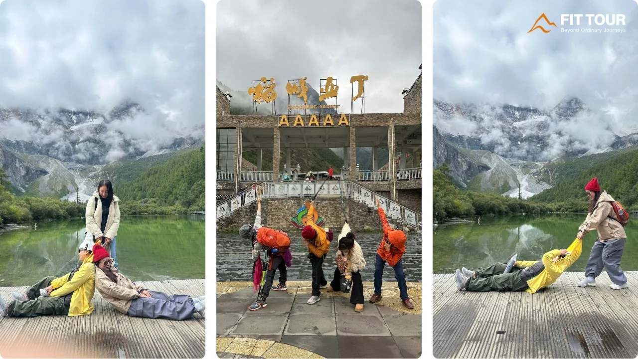 Đoàn khách FIT TOUR check-in rạng rỡ lưu lại khoảnh khắc đáng nhớ tại Đạo Thành Á Đinh