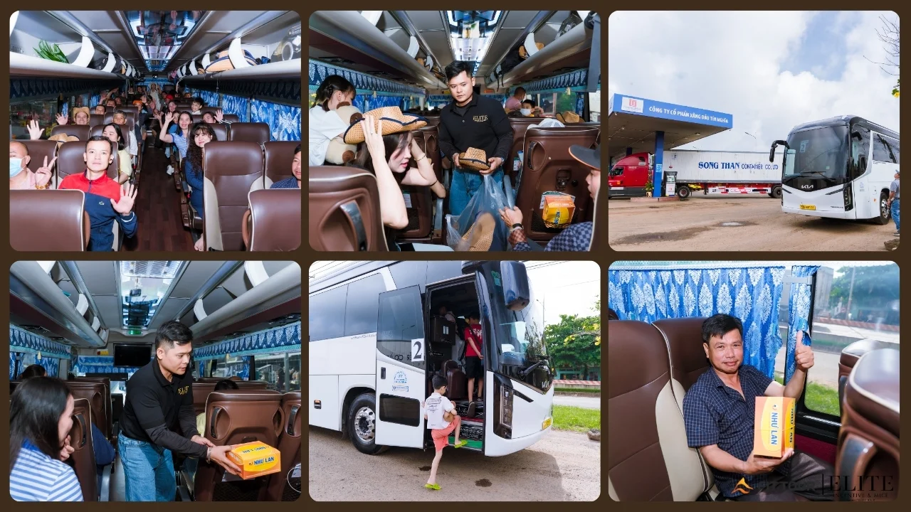 Công tác chuẩn bị và khởi hành đầy hứng khởi của đoàn Tín Nghĩa