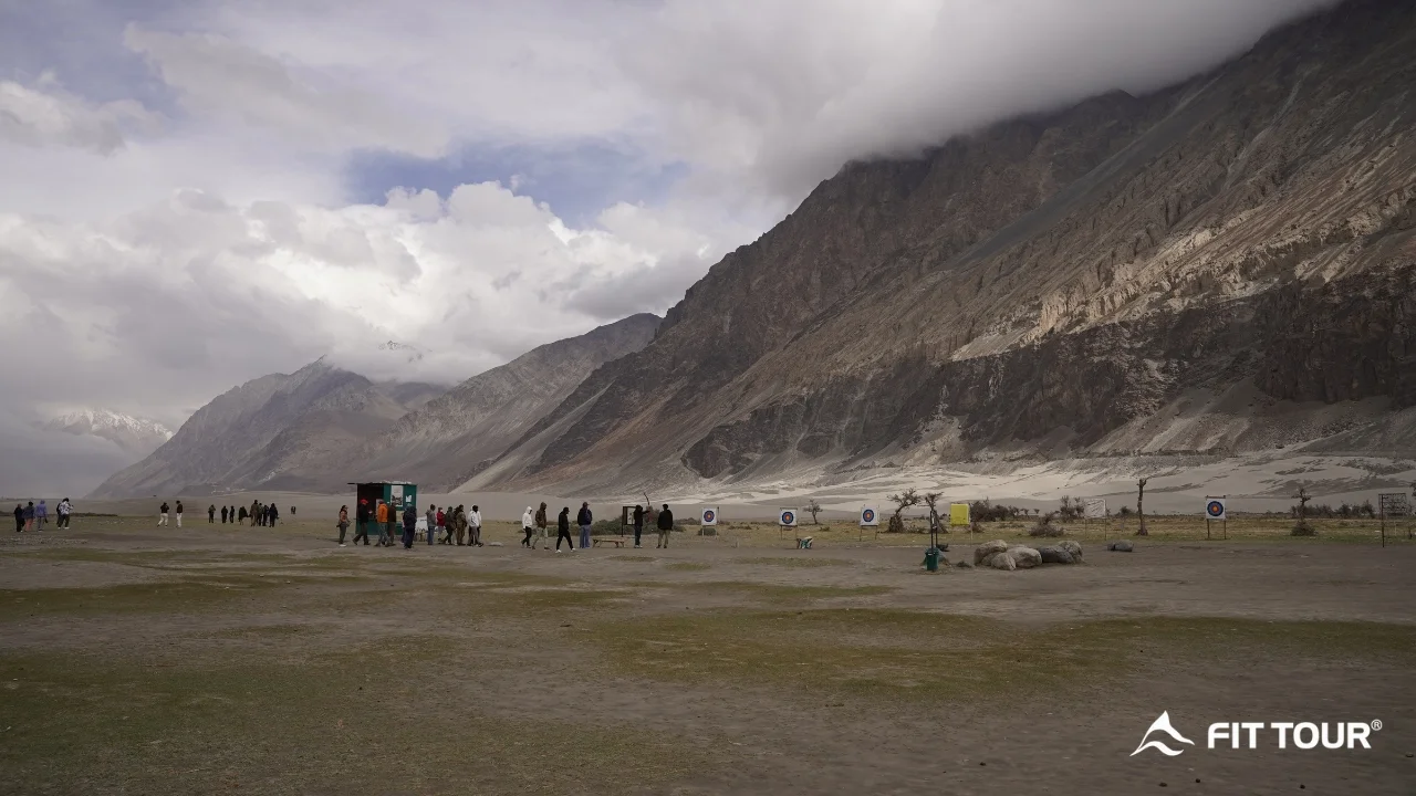 Khung cảnh thung lũng Nubra