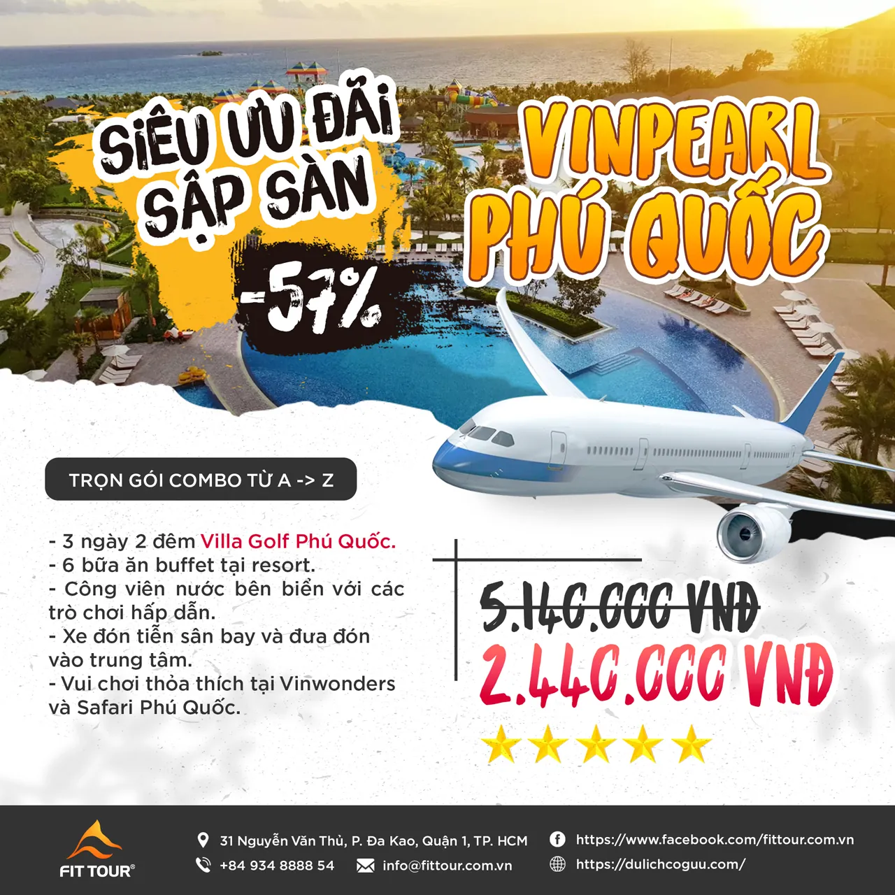 Combo 4 du lịch Phú Quốc giá rẻ