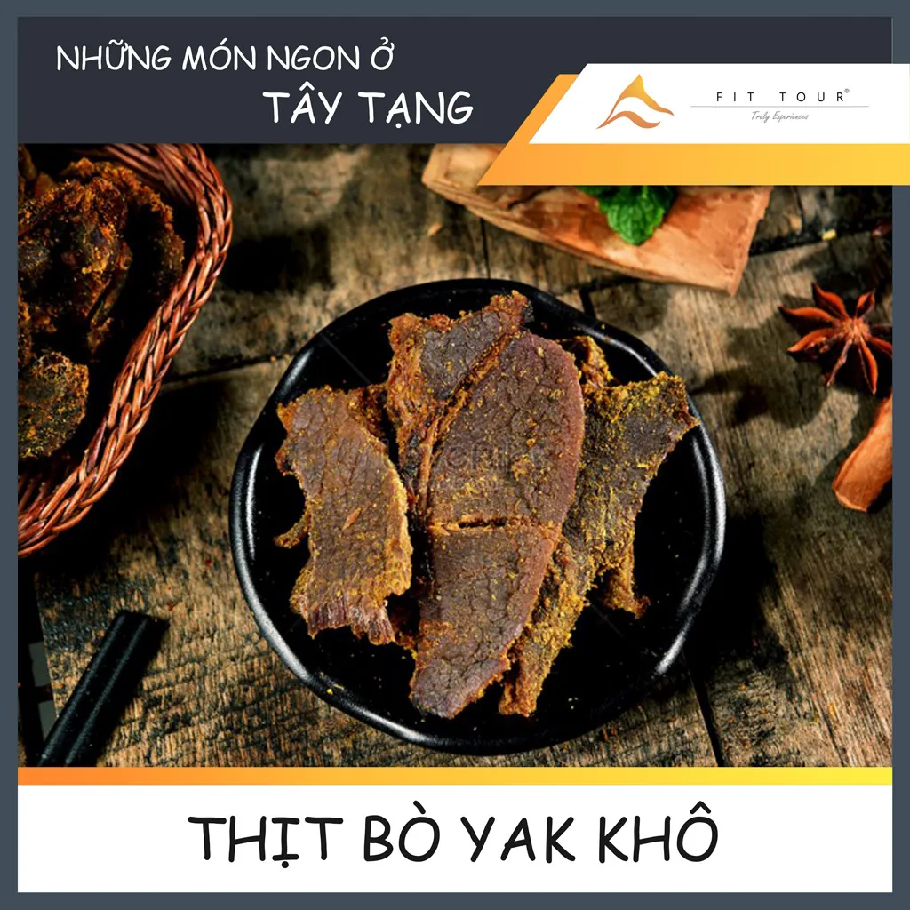 Thịt bò yak khô