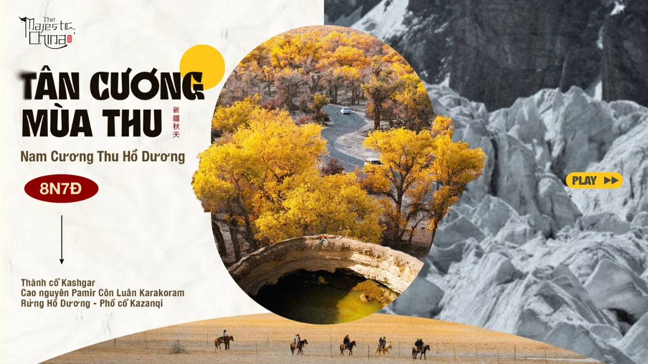 Tour Tân Cương mùa thu 8N7Đ trọn gói - No Shopping