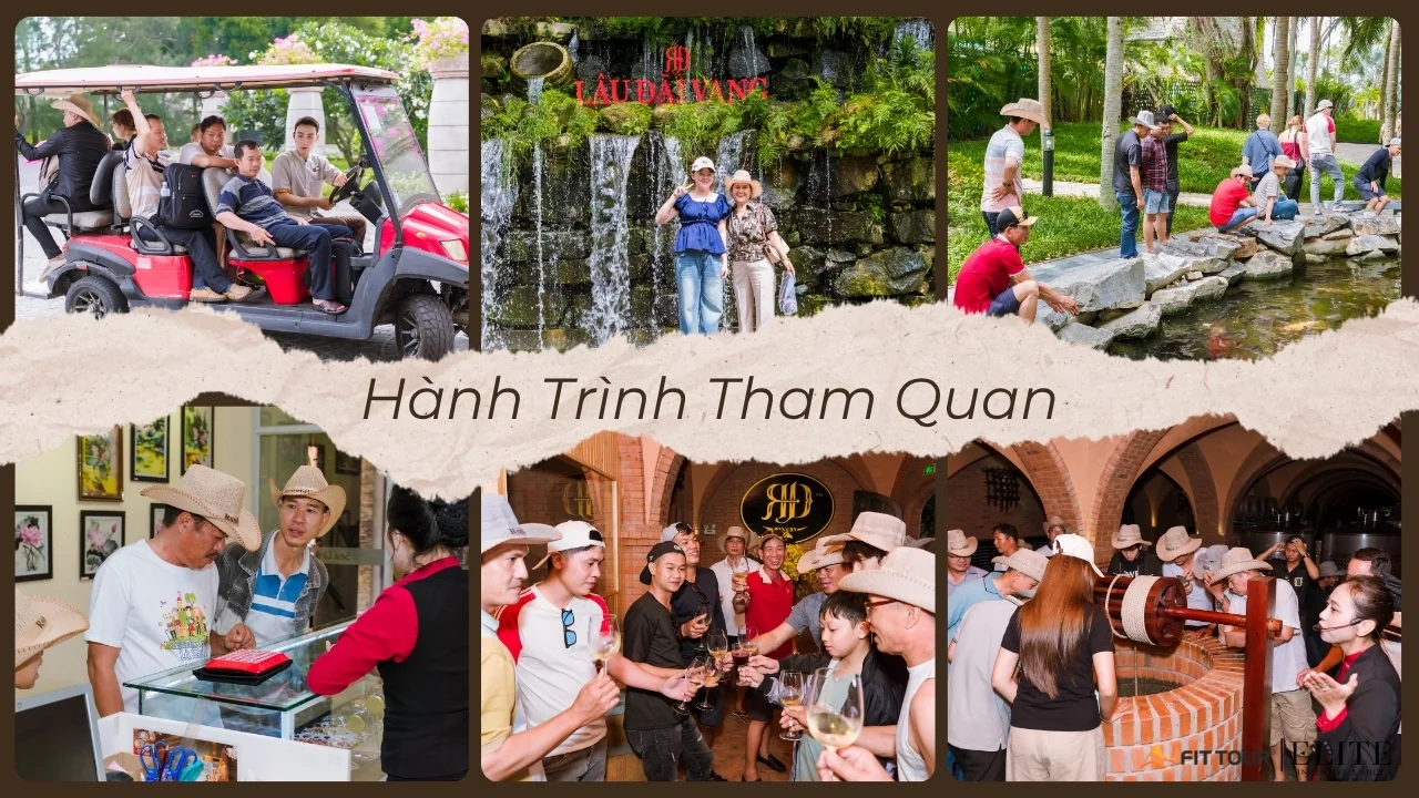 Tập thể Tín Nghĩa tham quan Lâu Đài Rượu Vang Sea Links City