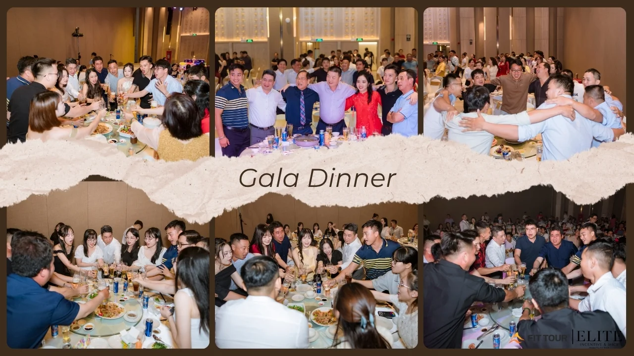 Tiệc Gala Dinner kết nối đại gia đình