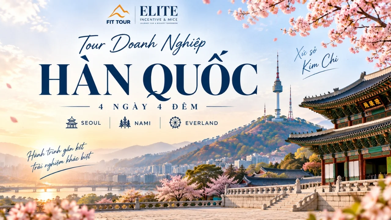 Tour Doanh Nghiệp Hàn Quốc 4N4Đ | Seoul, Nami & Everland