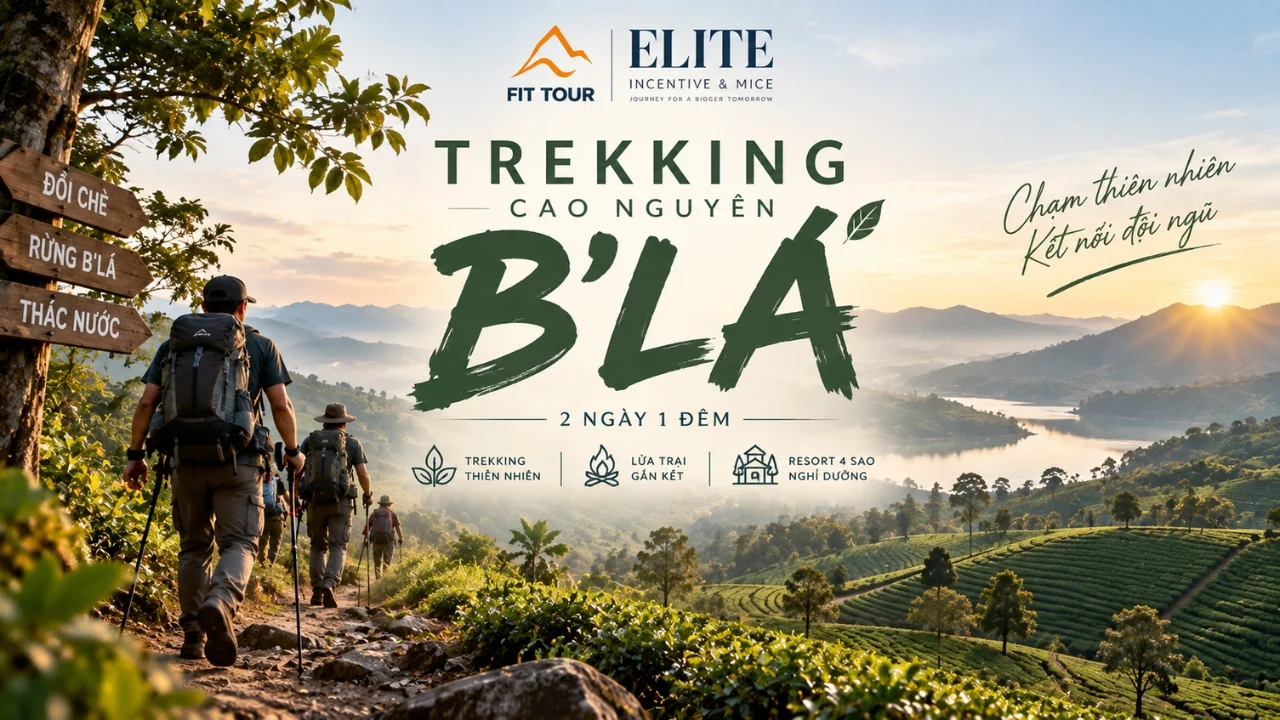 Tour Doanh Nghiệp B’Lá 2N1Đ | Trekking, BBQ & Lửa Trại