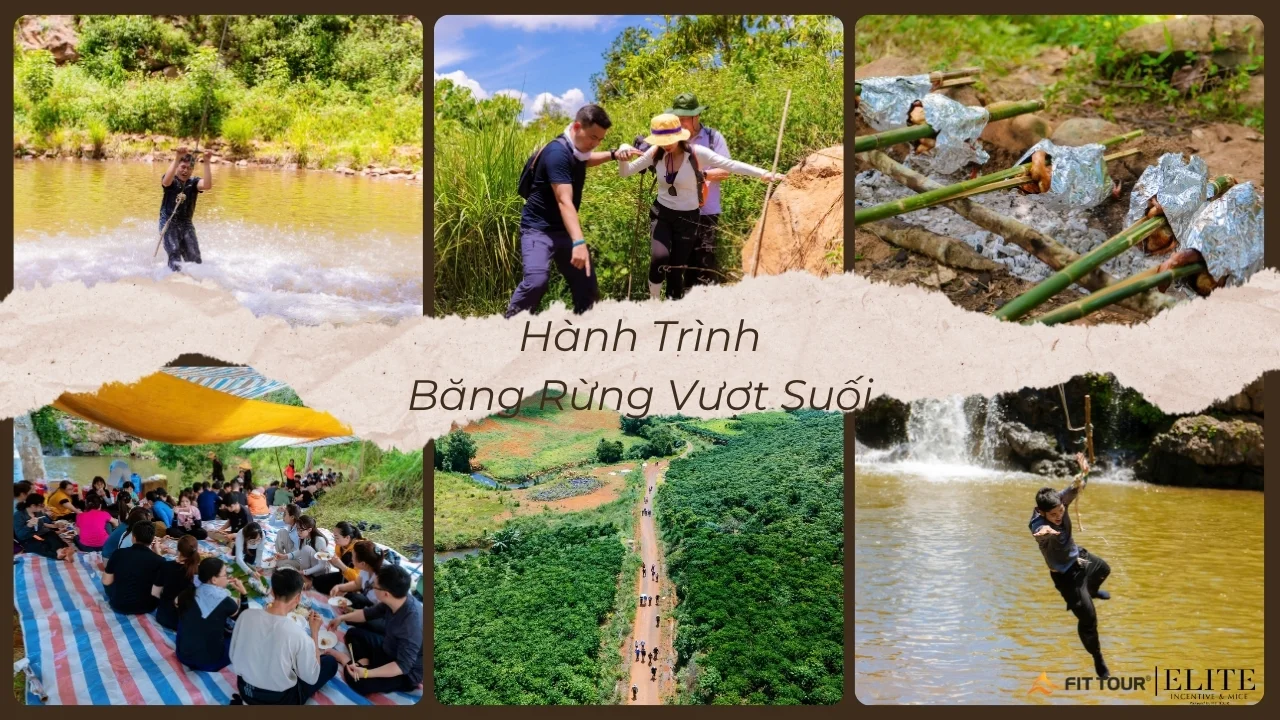 Trekking băng rừng vượt suối Lâm Đồng