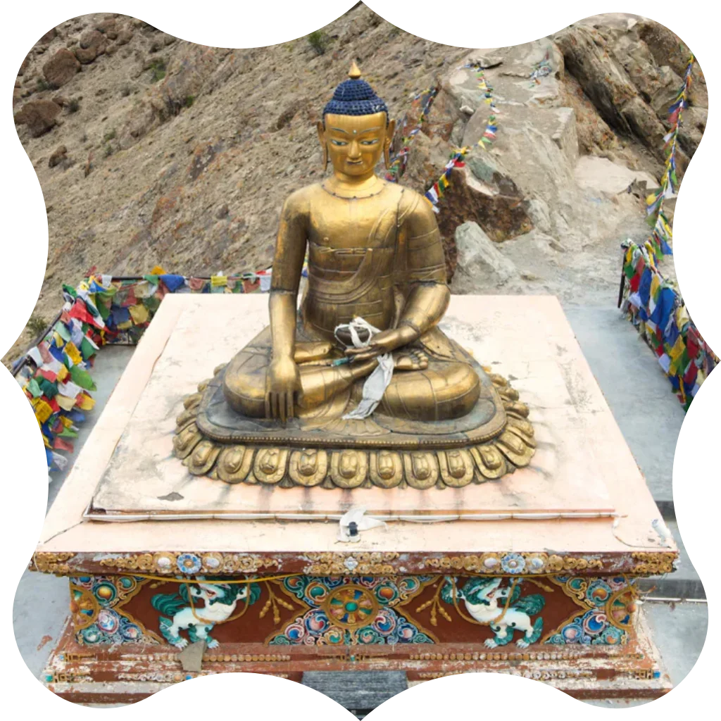 Tượng Phật vàng tu viện Hemis