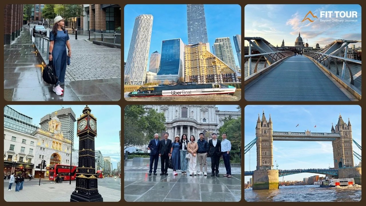 Đoàn Việt Can lưu lại khoảnh khắc đẹp trong hành trình khám phá London