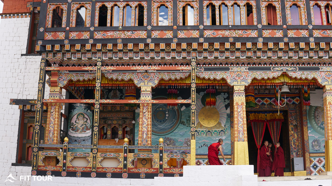 Kiến trúc một điện thờ tu viện Tashilhunpo Bhutan