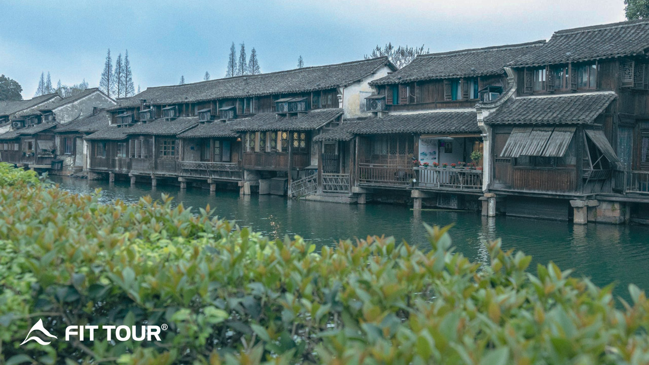 Buổi sáng tại Ô Trấn, Chiết Giang, Trung Quốc