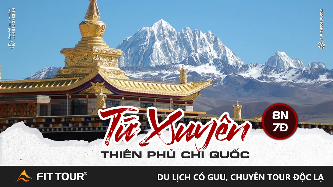 Tour Tứ Xuyên 8N7Đ trọn gói